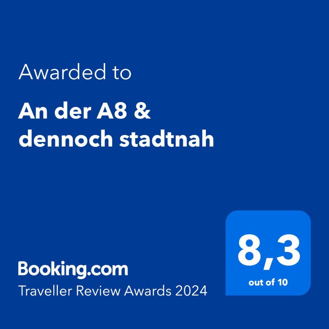 An Der A8 & Dennoch Stadtnah Кирххайм-унтер-Тек Экстерьер фото